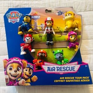 Paw Patrol Air Rescue Team Pack - Rubble,Marshall,Skye,Chase,Zuma,Rocky